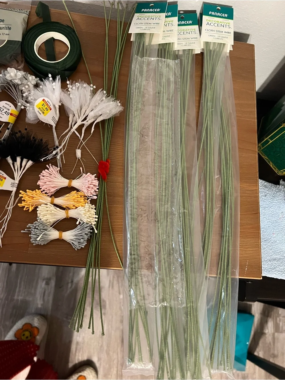Assorted Chenille Stems and everything else you need to make flowers